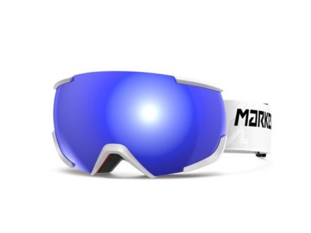 brýle Marker 16:10+MAP White w/blue HD mirr.