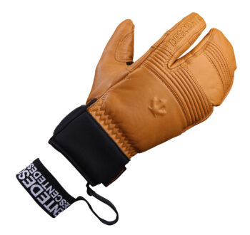 Descente tříprsté kožené rukavice AXSEL