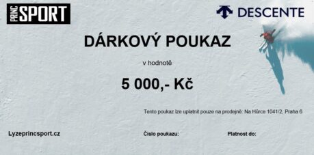Voucher na 5 000,- Kč