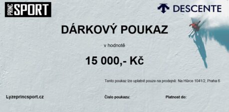 Voucher na 15 000,- Kč